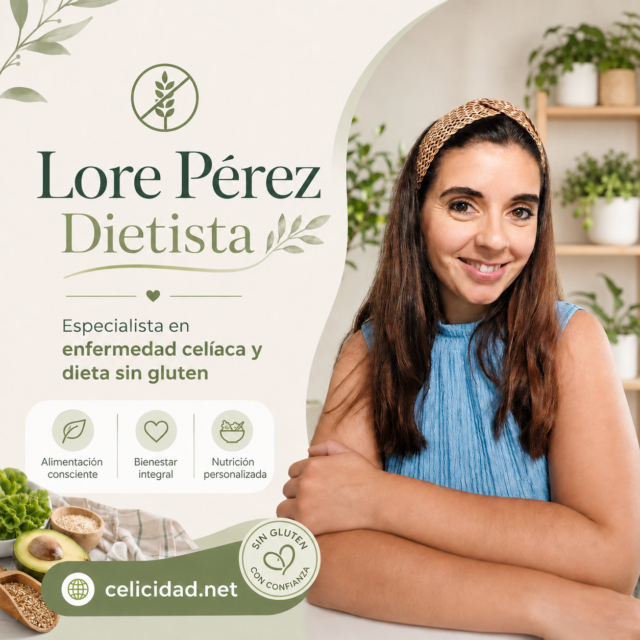 Lore Pérez dietista especializada en celiaquía